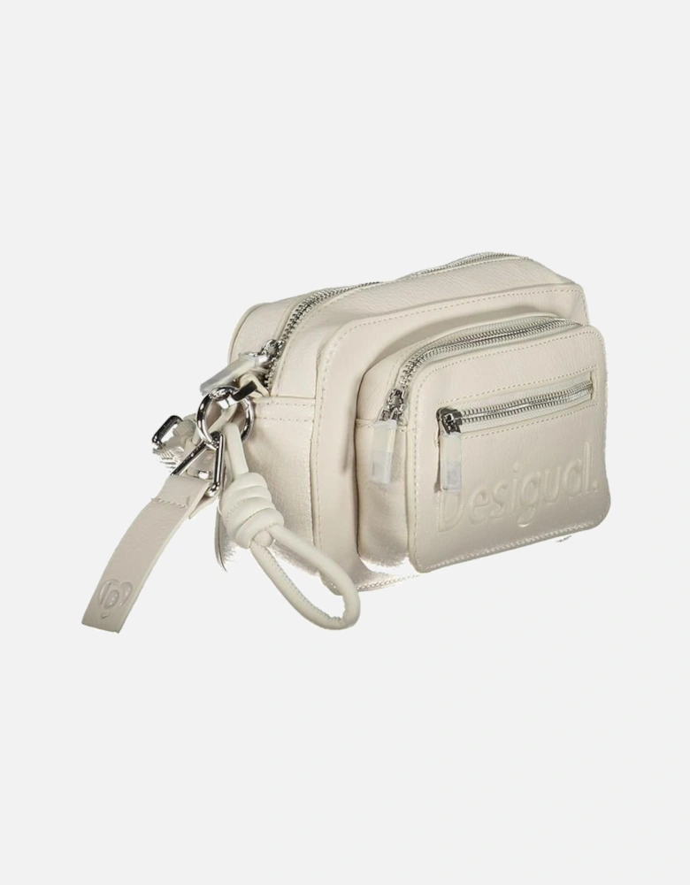 Removable Shoulder Strap Bag with External Pockets and Zip Closure