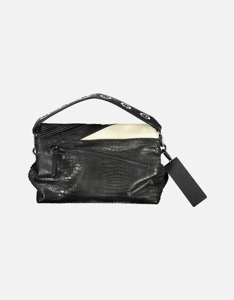 Black Polyethylene Handbag Women