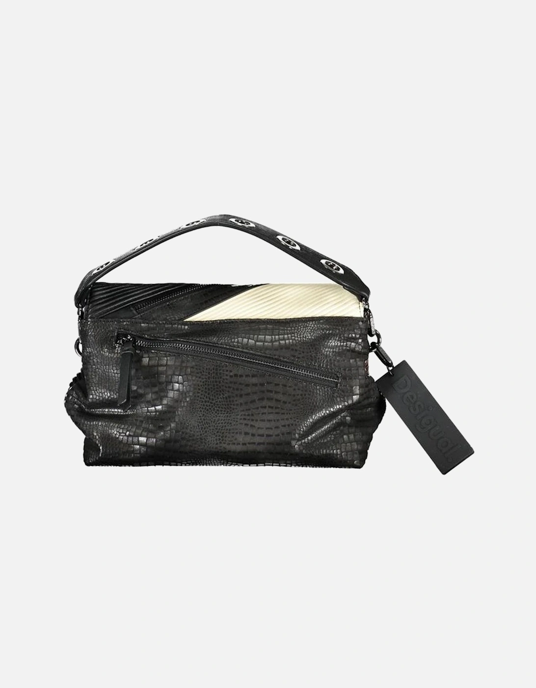 Black Polyethylene Handbag Women