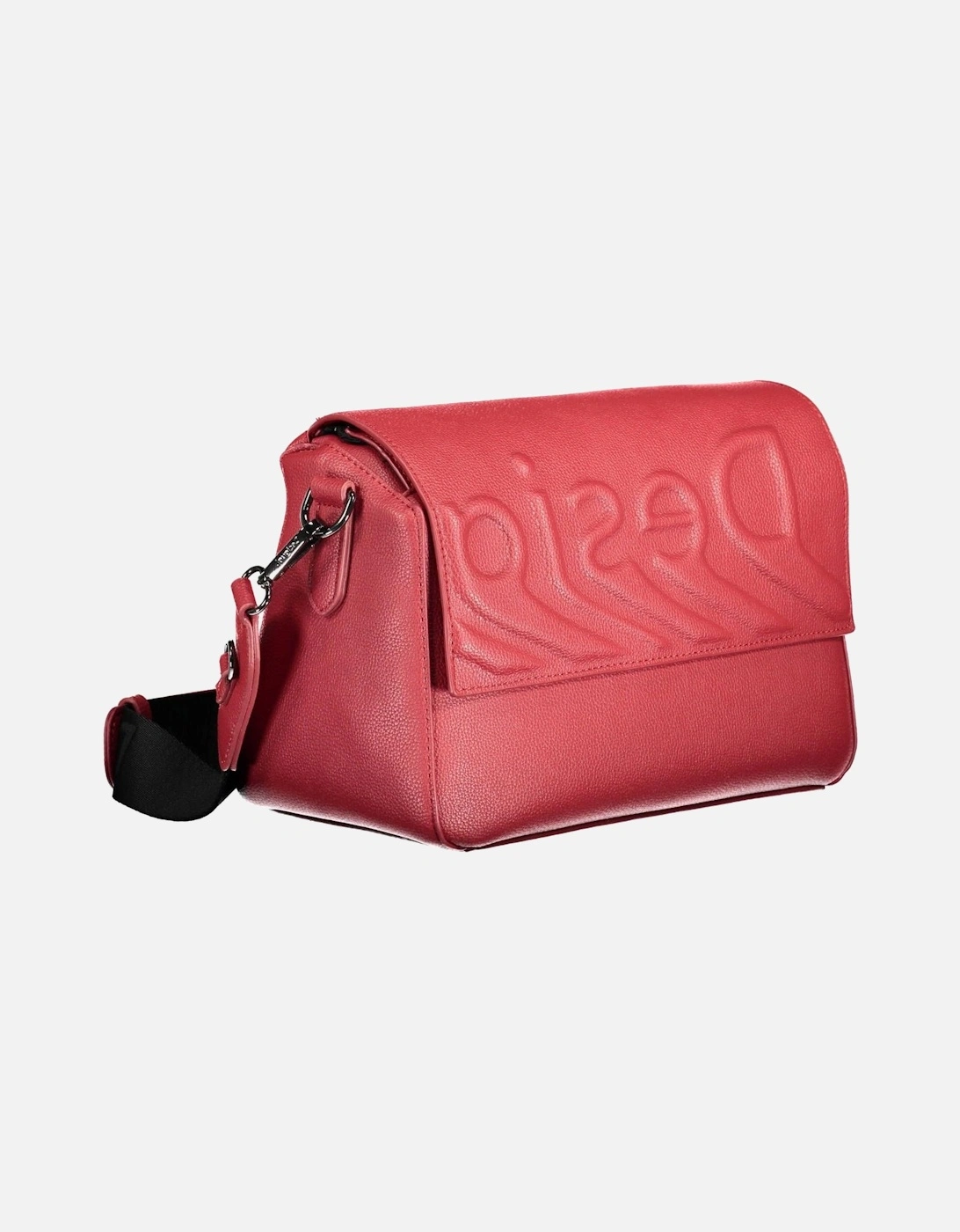 Versatile Shoulder Bag with Contrasting Details Women - Pink Handbags