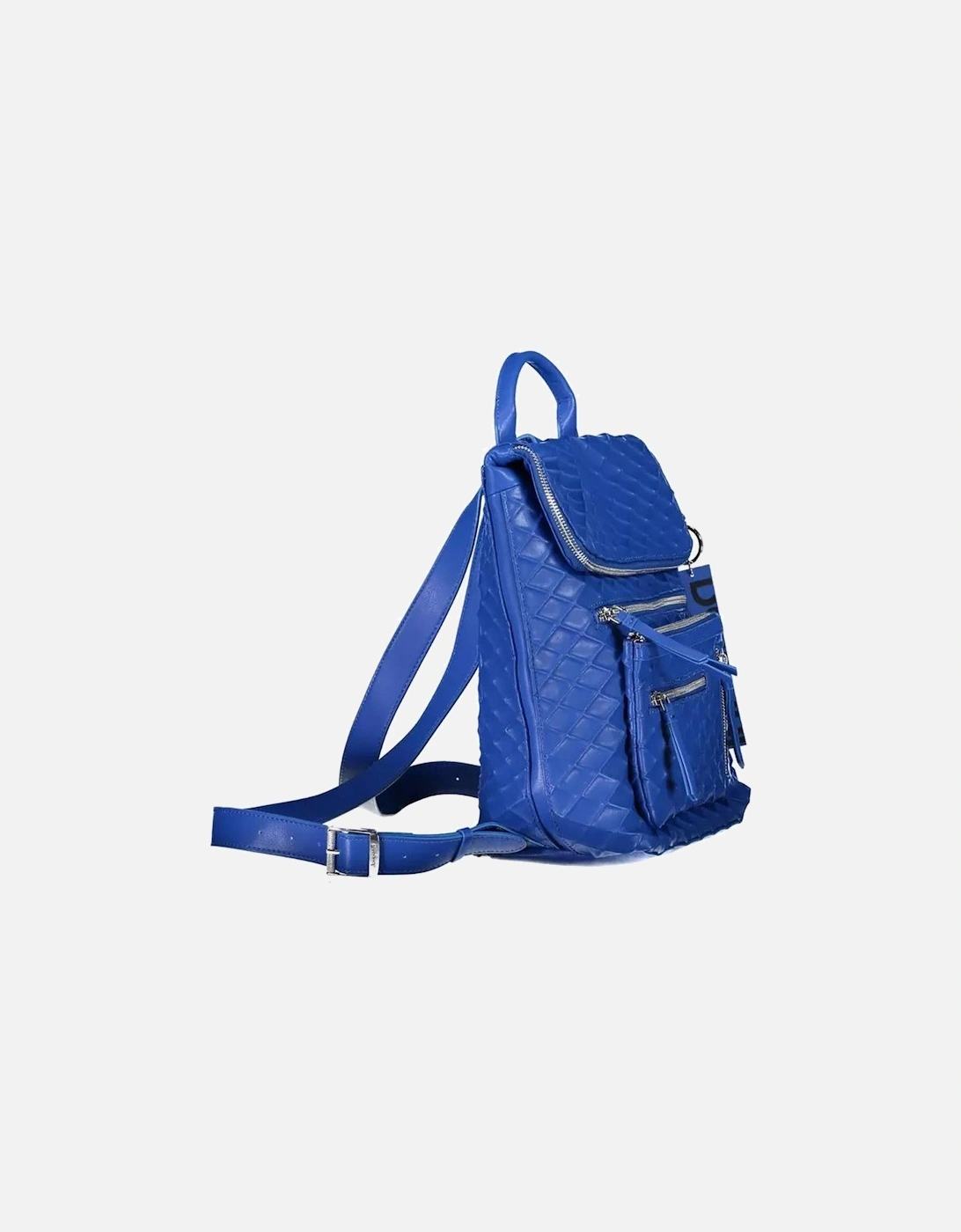 Blue Polyethylene Backpack Women