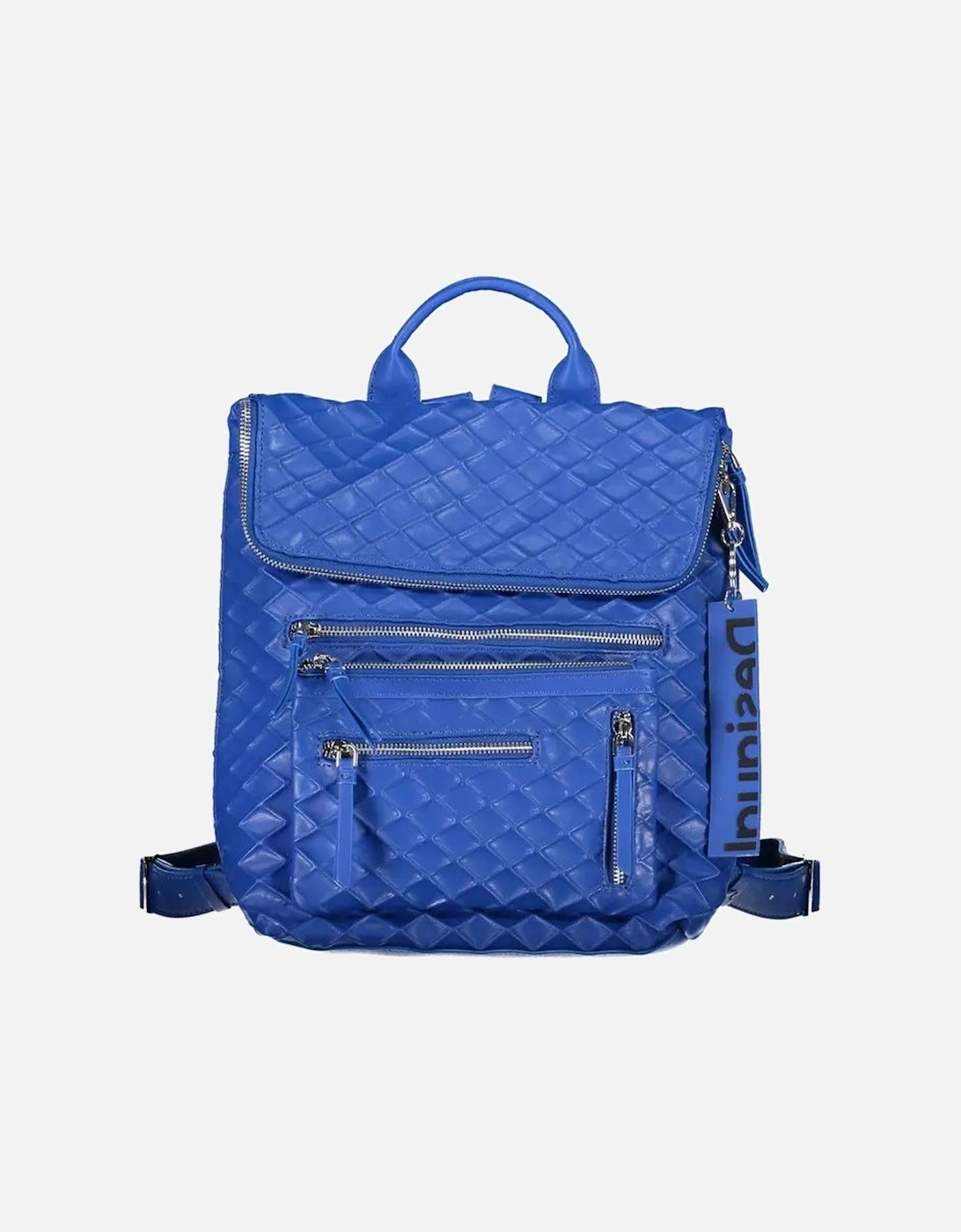 Blue Polyethylene Backpack Women, 4 of 3