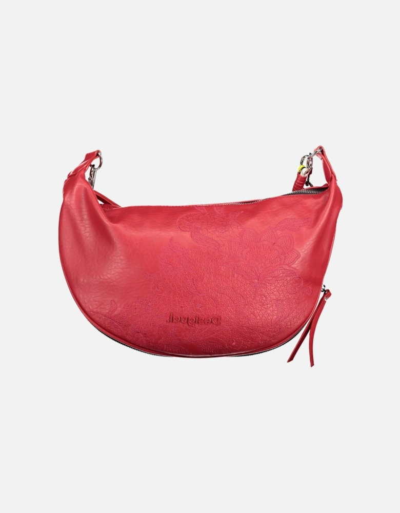 Red Polyethylene Handbag Women