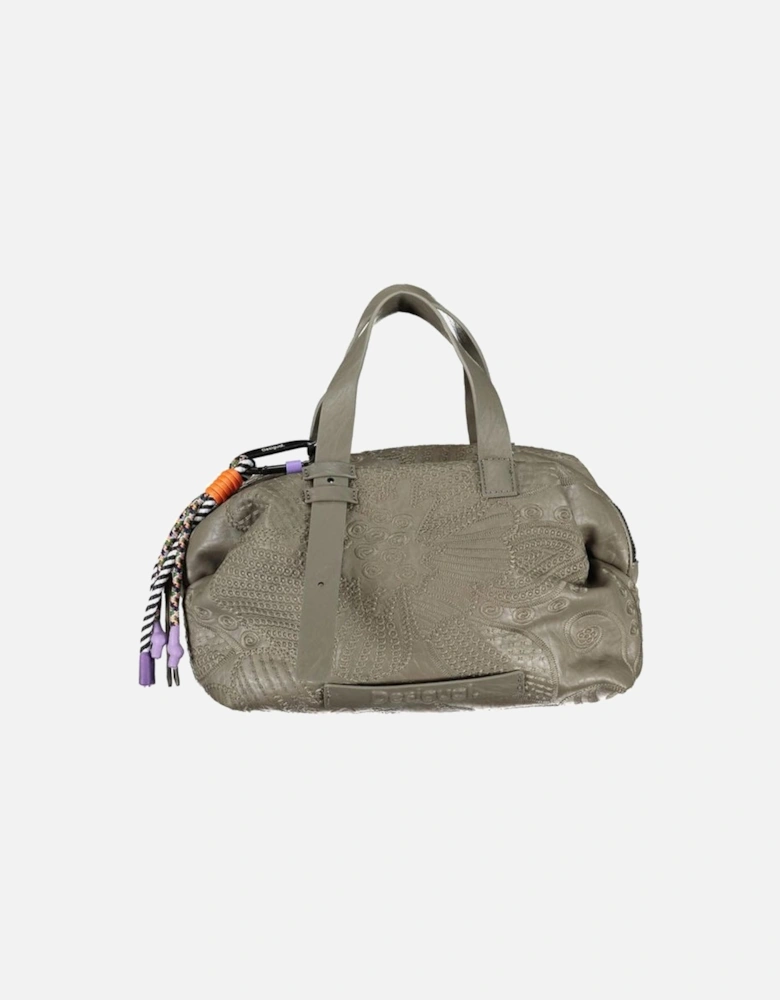 Contrast Detail Zipper Bag Women - Green Handbags