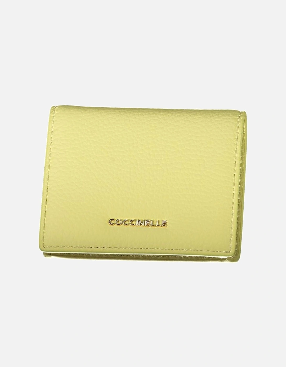 Two-Compartment Wallet with Coin Purse and Card Slots Women - Yellow, 4 of 3
