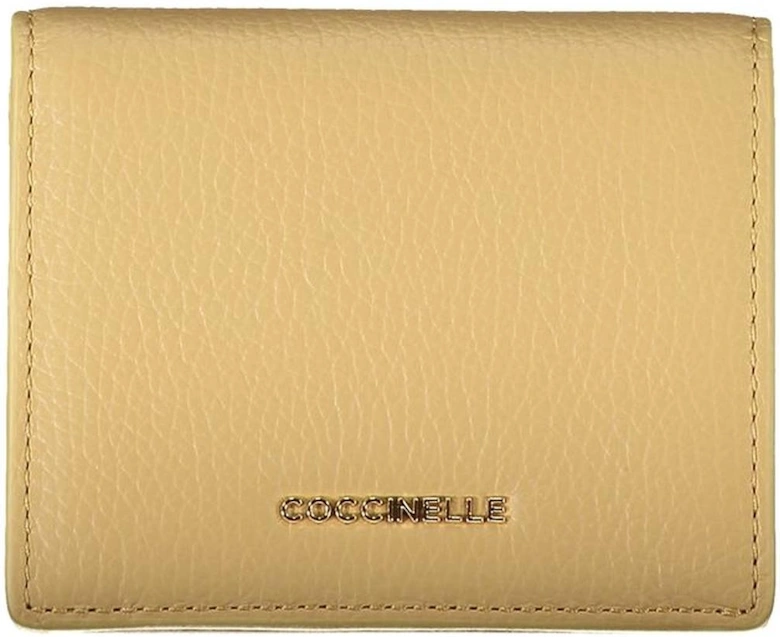 Two-Compartment Wallet with Coin Purse and Card Slots Women - Beige