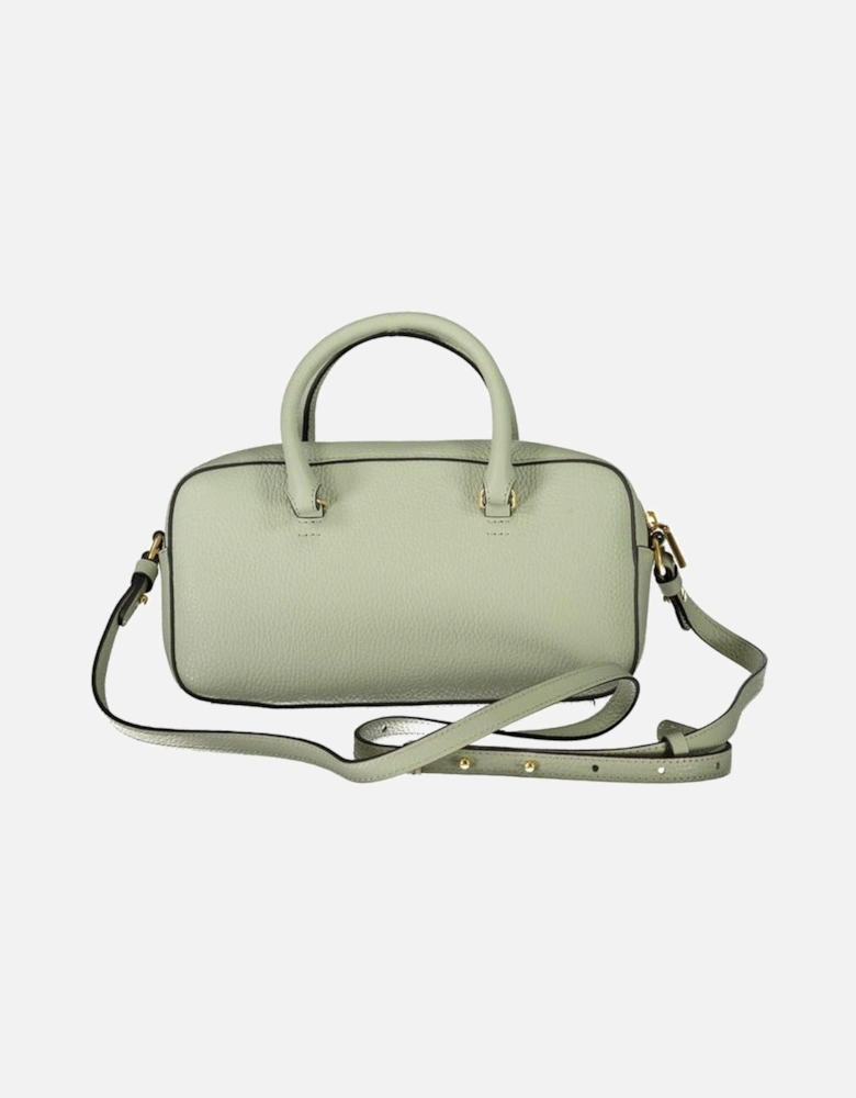 Two-Handle Shoulder Bag with Multiple Pockets and Logo Women - Green