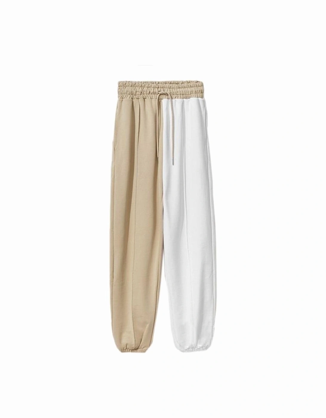 Twotone sweatpants Model Women - Beige Jeans, 3 of 2