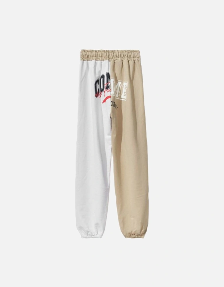 Twotone sweatpants Model Women - Beige Jeans