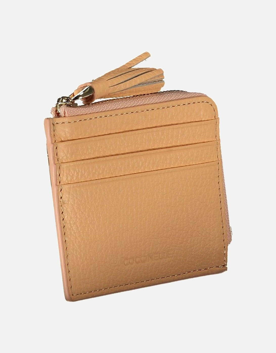 Double-Spaced Central Pocket Card Holder with Logo Women - Orange