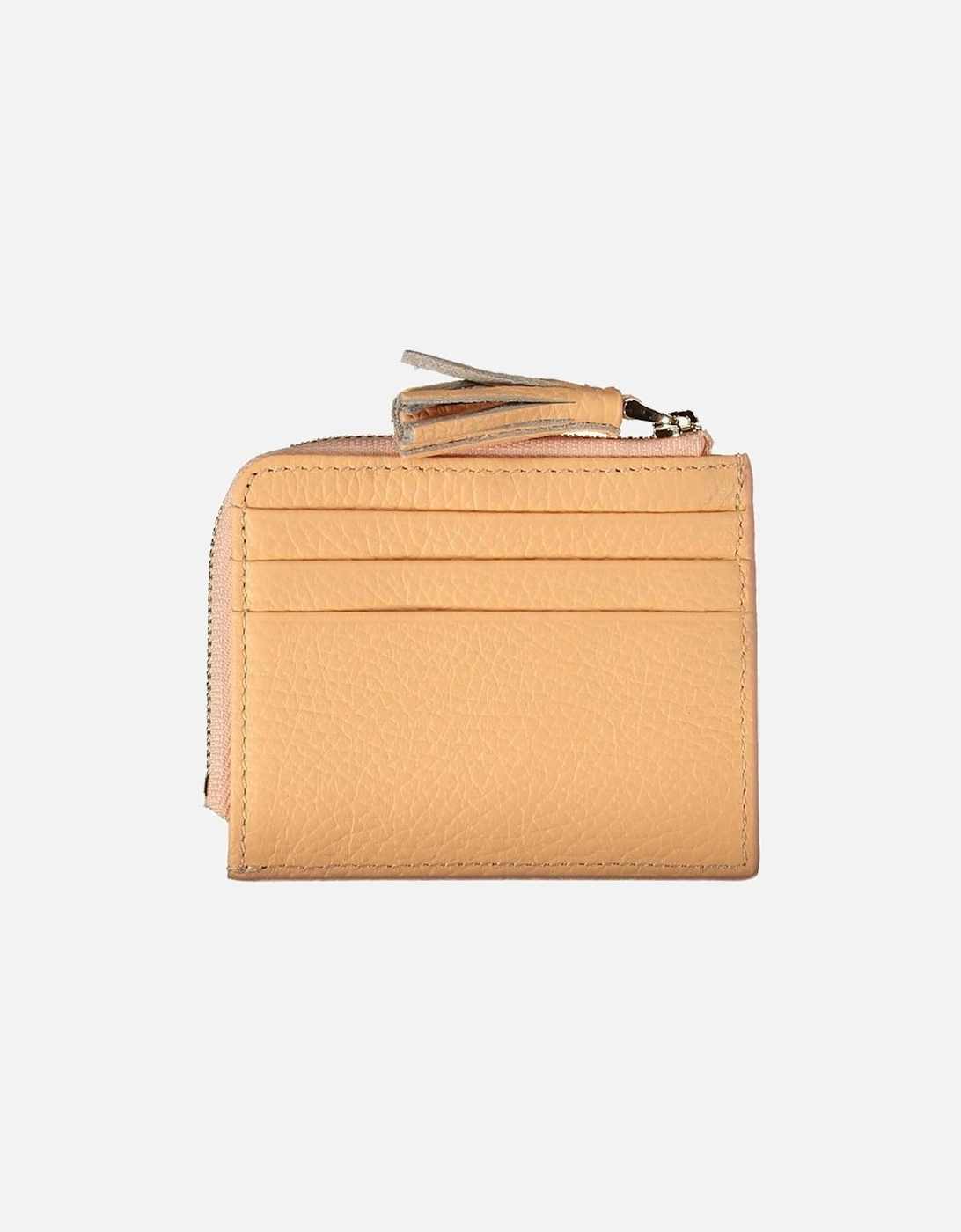 Double-Spaced Central Pocket Card Holder with Logo Women - Orange