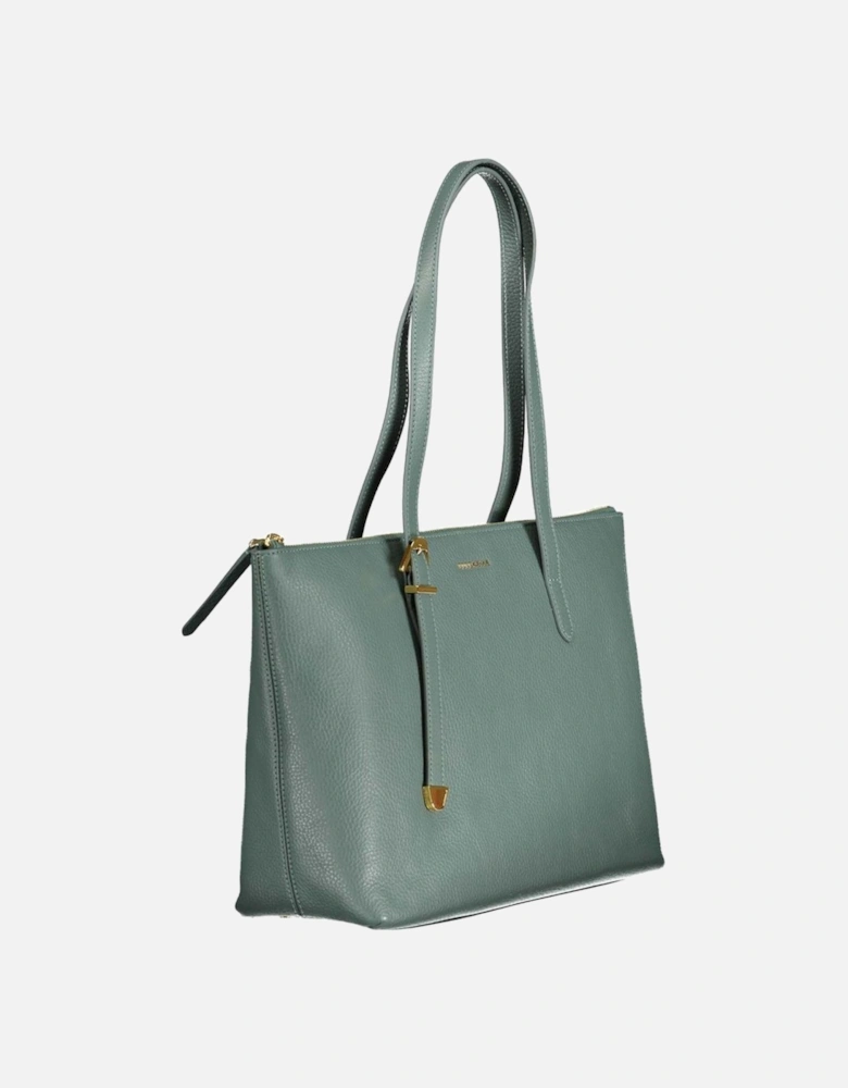 Zip Closure Shoulder Bag with Internal Pockets Women - Green Handbags