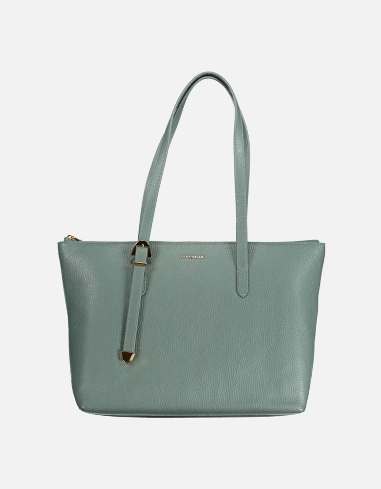 Zip Closure Shoulder Bag with Internal Pockets Women - Green Handbags