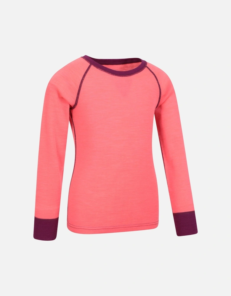 Childrens/Kids Merino II Round Neck Base Layer Top