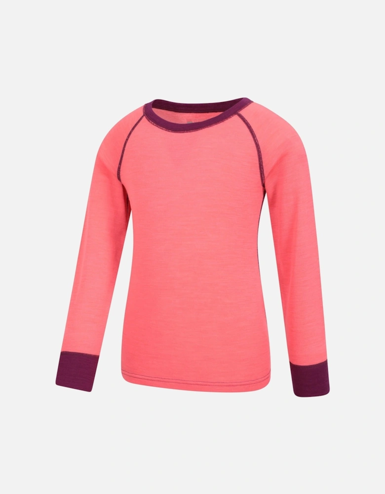 Childrens/Kids Merino II Round Neck Base Layer Top