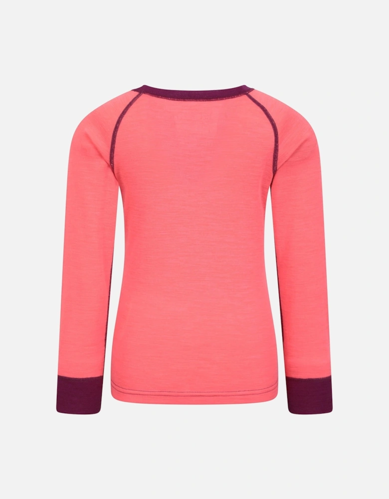 Childrens/Kids Merino II Round Neck Base Layer Top