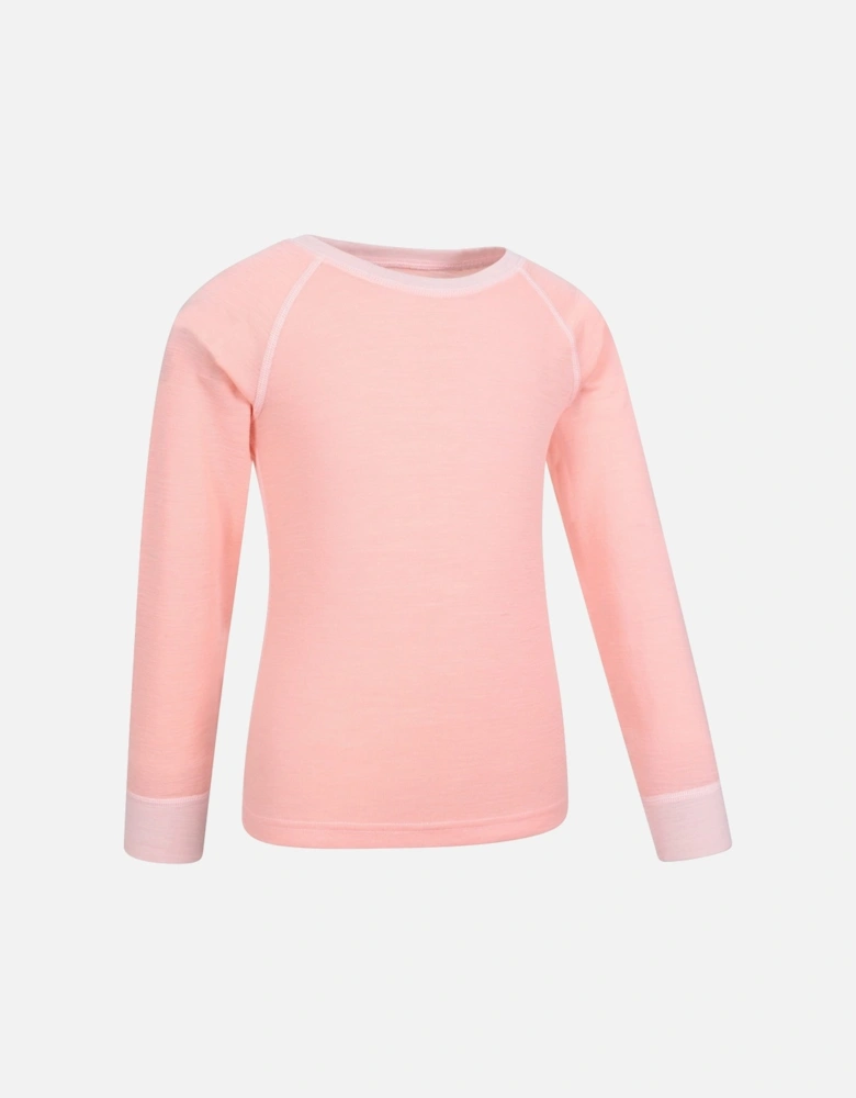 Childrens/Kids Merino II Round Neck Base Layer Top