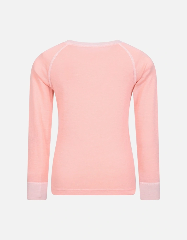 Childrens/Kids Merino II Round Neck Base Layer Top