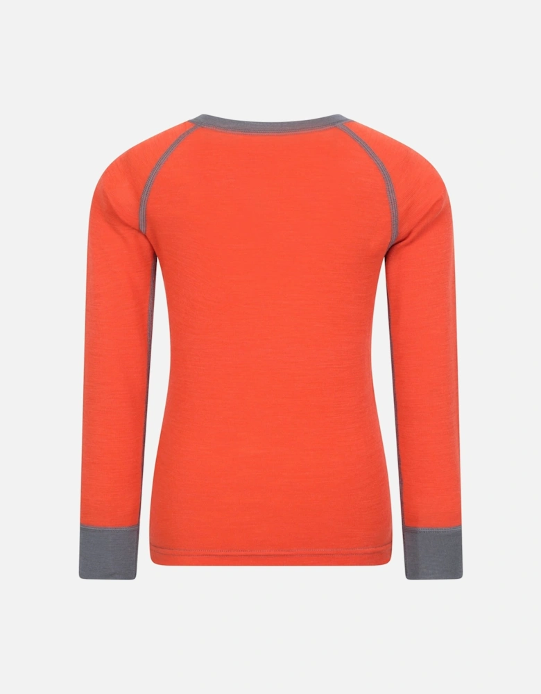 Childrens/Kids Merino II Round Neck Base Layer Top