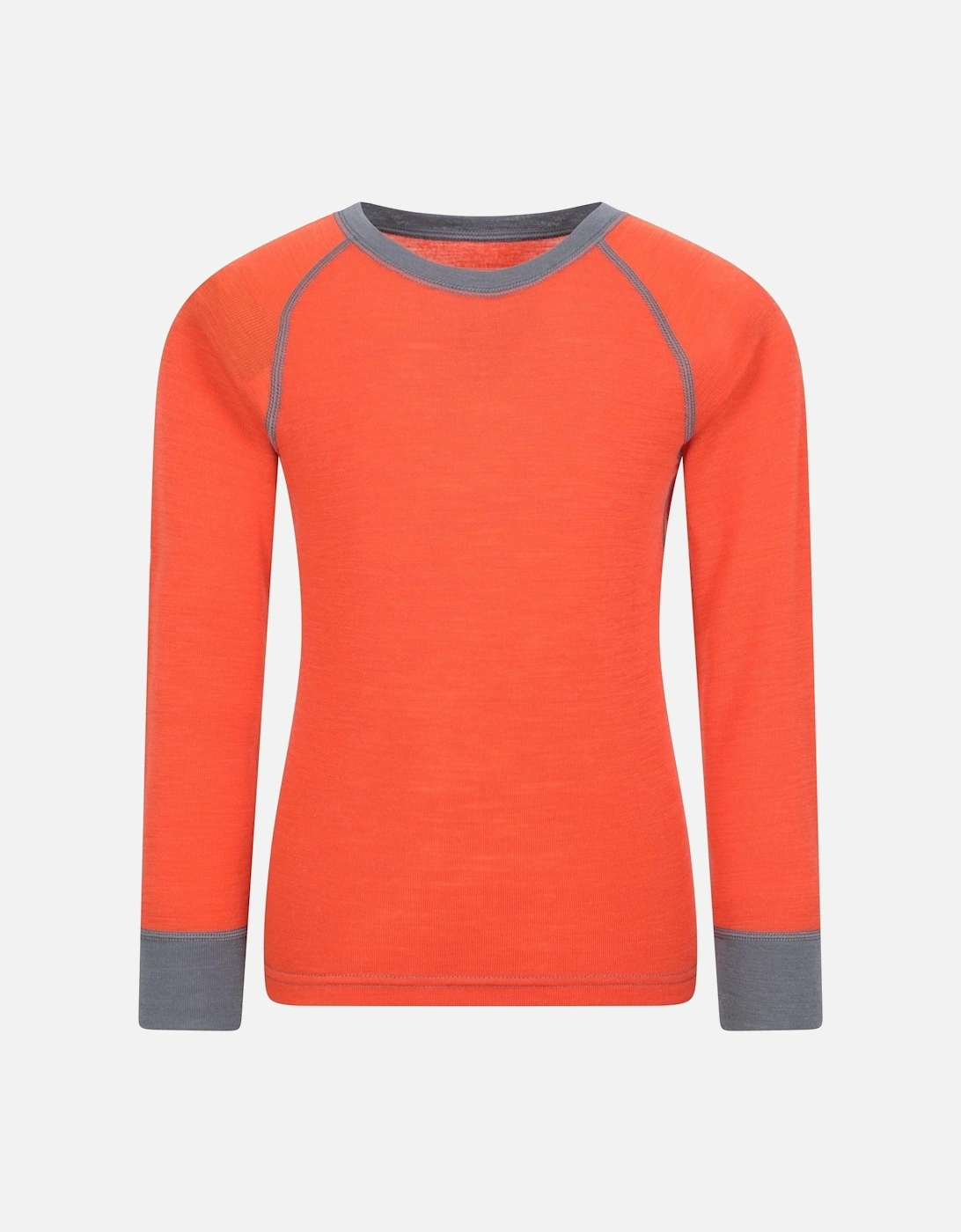 Childrens/Kids Merino II Round Neck Base Layer Top, 5 of 4