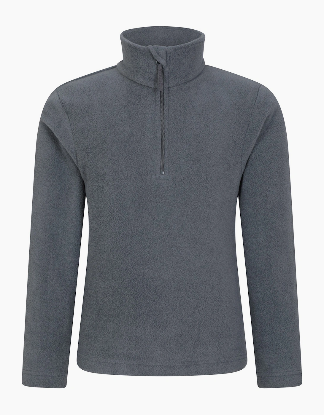 Mountain Warehouse Boys Grey  Childrens/ Camber Ii Half Zip Fleece Jacket - Size 13 Years Kids