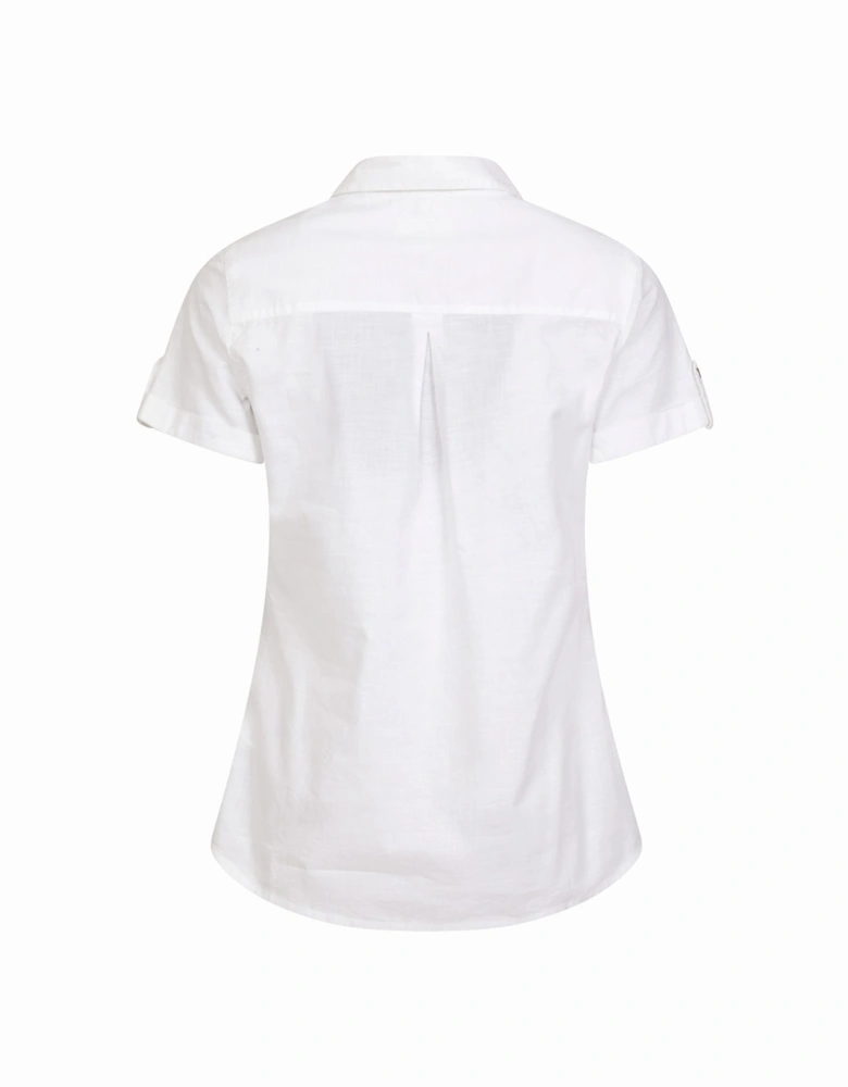 Womens/Ladies Coconut Short-Sleeved Shirt