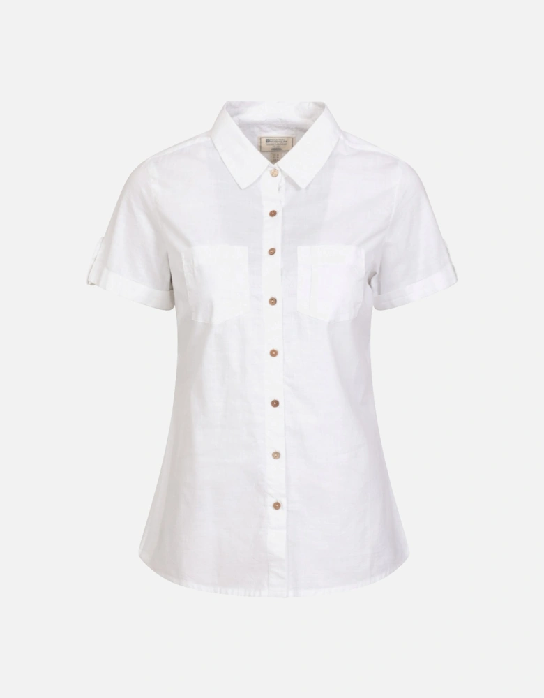 Womens/Ladies Coconut Short-Sleeved Shirt