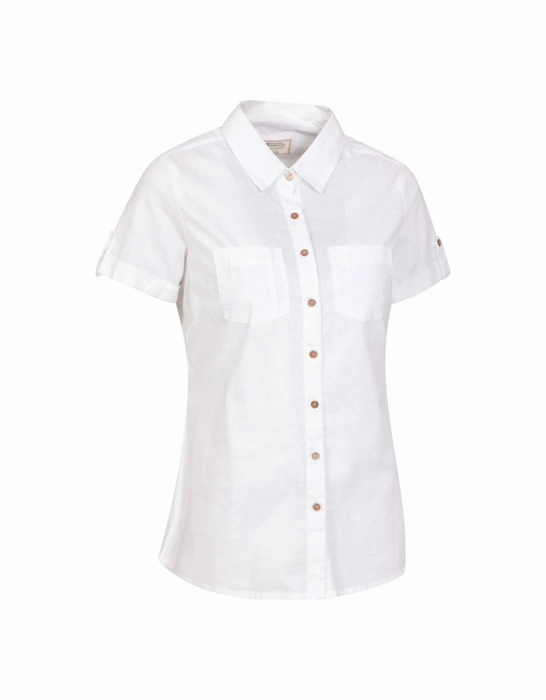 Womens/Ladies Coconut Short-Sleeved Shirt