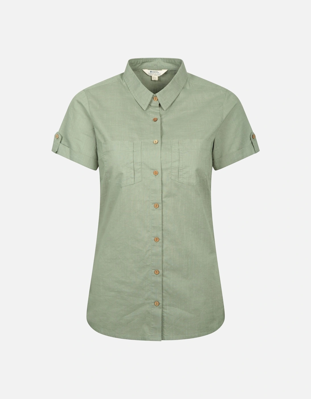 Womens/Ladies Coconut Short-Sleeved Shirt, 5 of 4