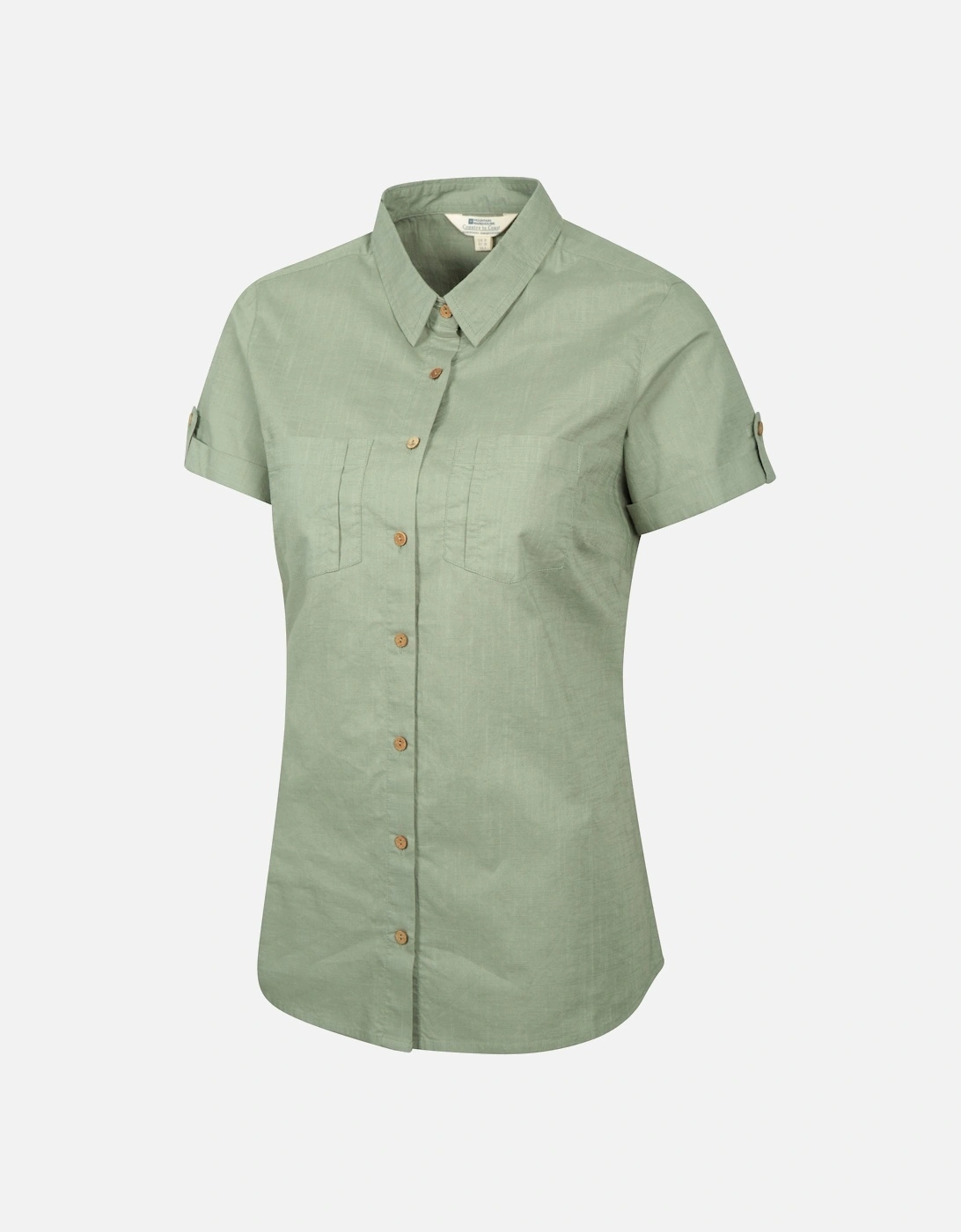 Womens/Ladies Coconut Short-Sleeved Shirt