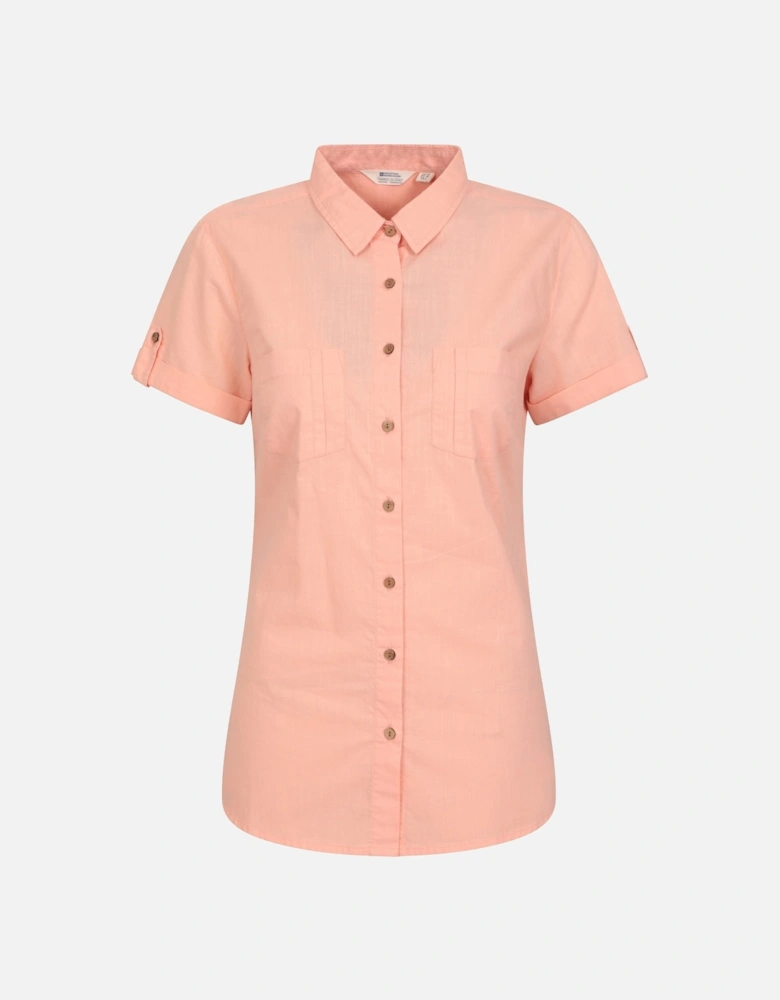 Womens/Ladies Coconut Short-Sleeved Shirt