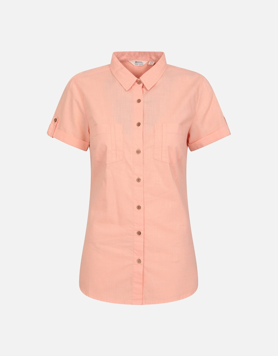 Womens/Ladies Coconut Short-Sleeved Shirt, 5 of 4