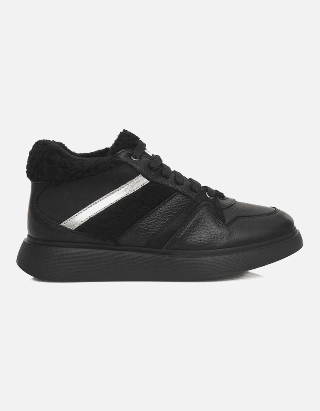 Platform Sneakers with Front Logo for Women - Black, 5 of 4