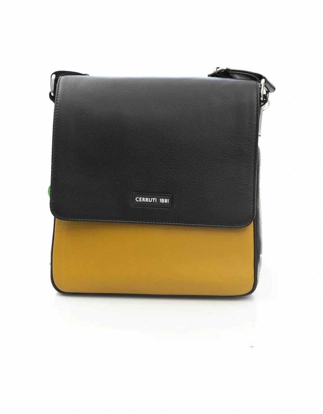 Premium Leather Crossbody Bag with Multiple Compartments - Yellow, 6 of 5