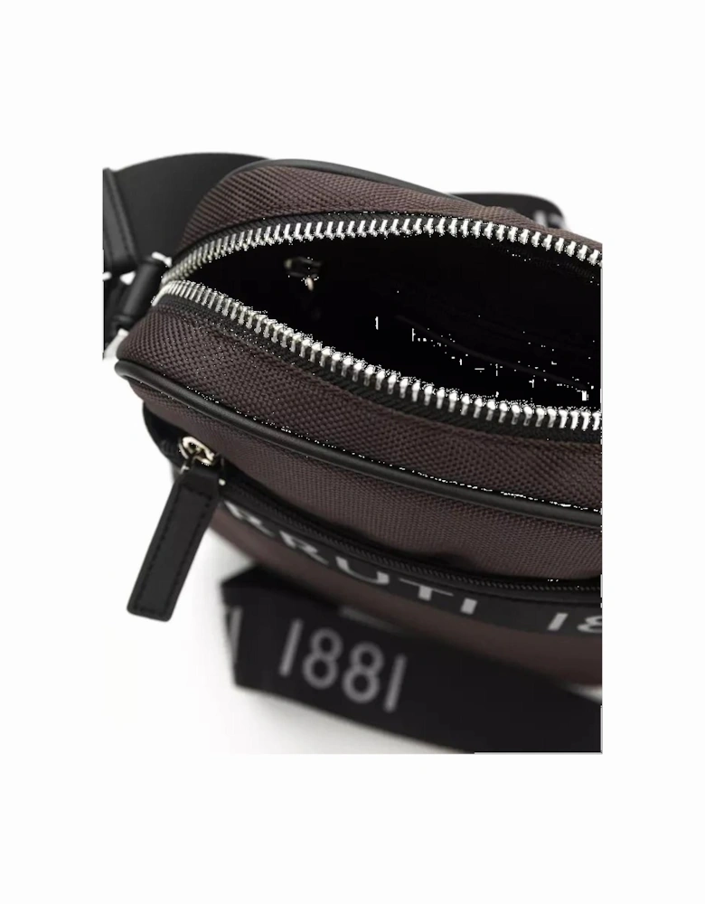 Functional Nylon Messenger Bag with Multiple Compartments Women -