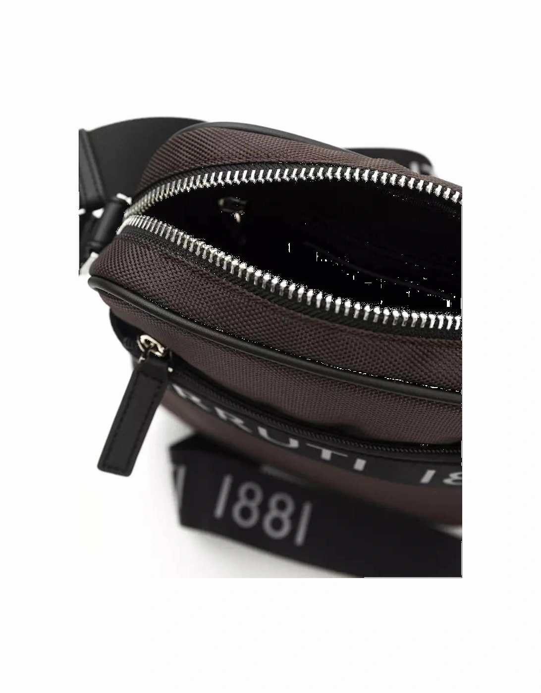 Functional Nylon Messenger Bag with Multiple Compartments Women -