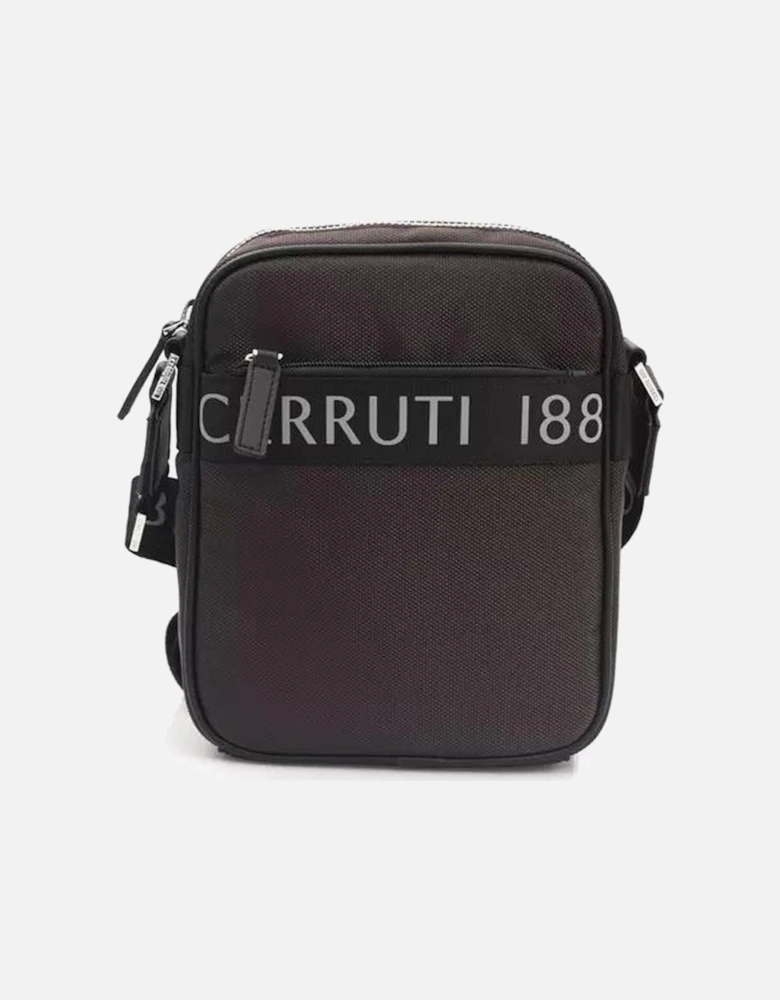 Functional Nylon Messenger Bag with Multiple Compartments Women -