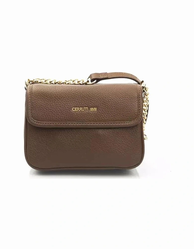 Sophisticated Leather Crossbody Bag Women - Brown