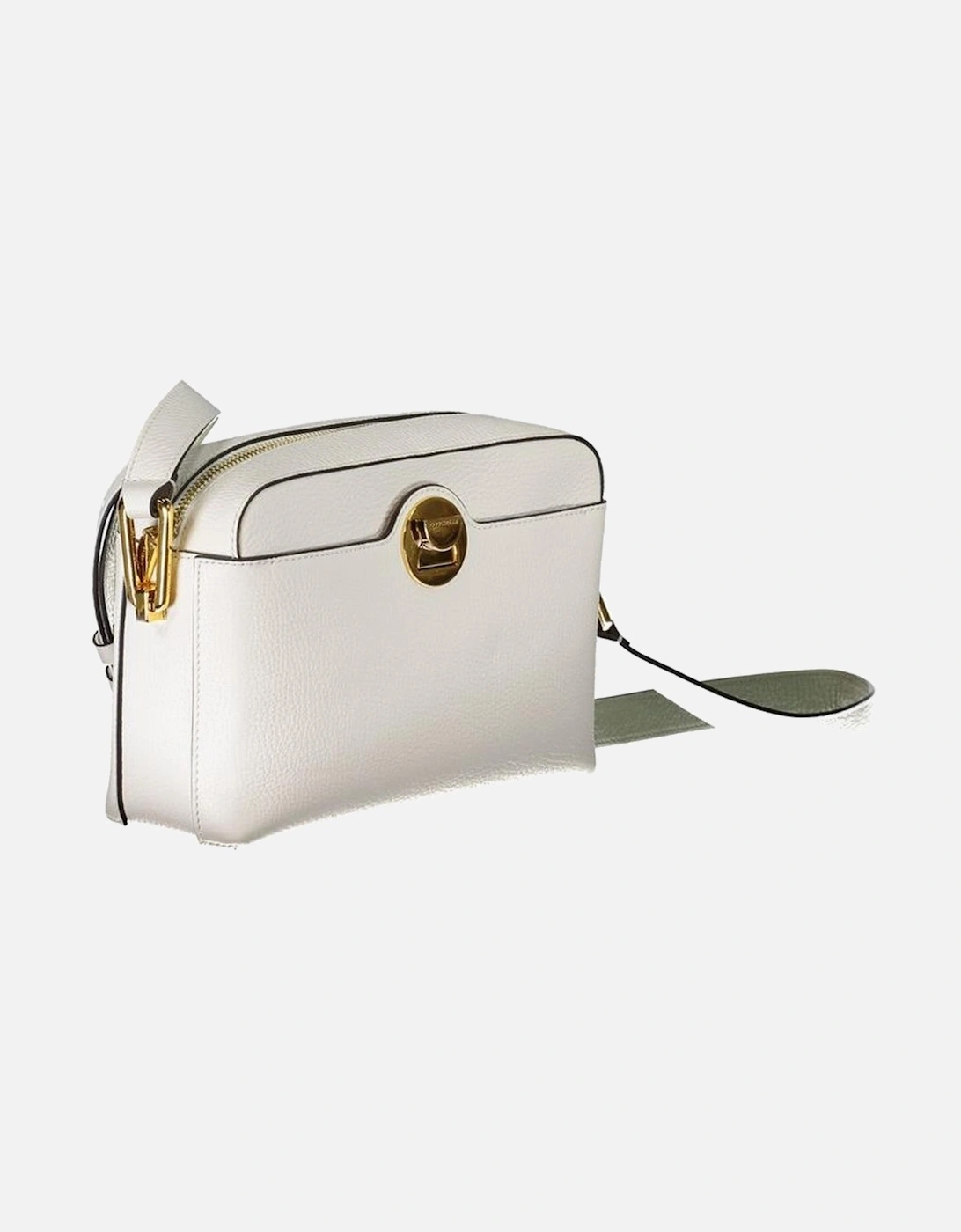 Adjustable Shoulder Bag with Multiple Pockets and Contrasting Details