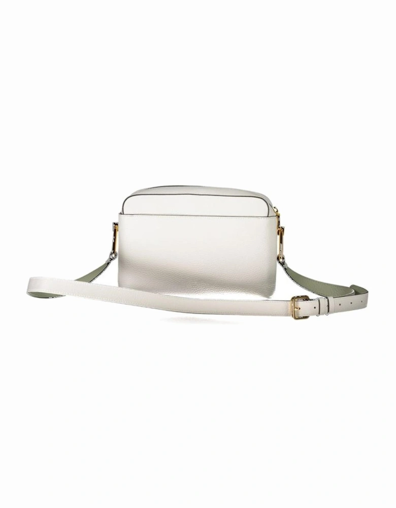 Adjustable Shoulder Bag with Multiple Pockets and Contrasting Details