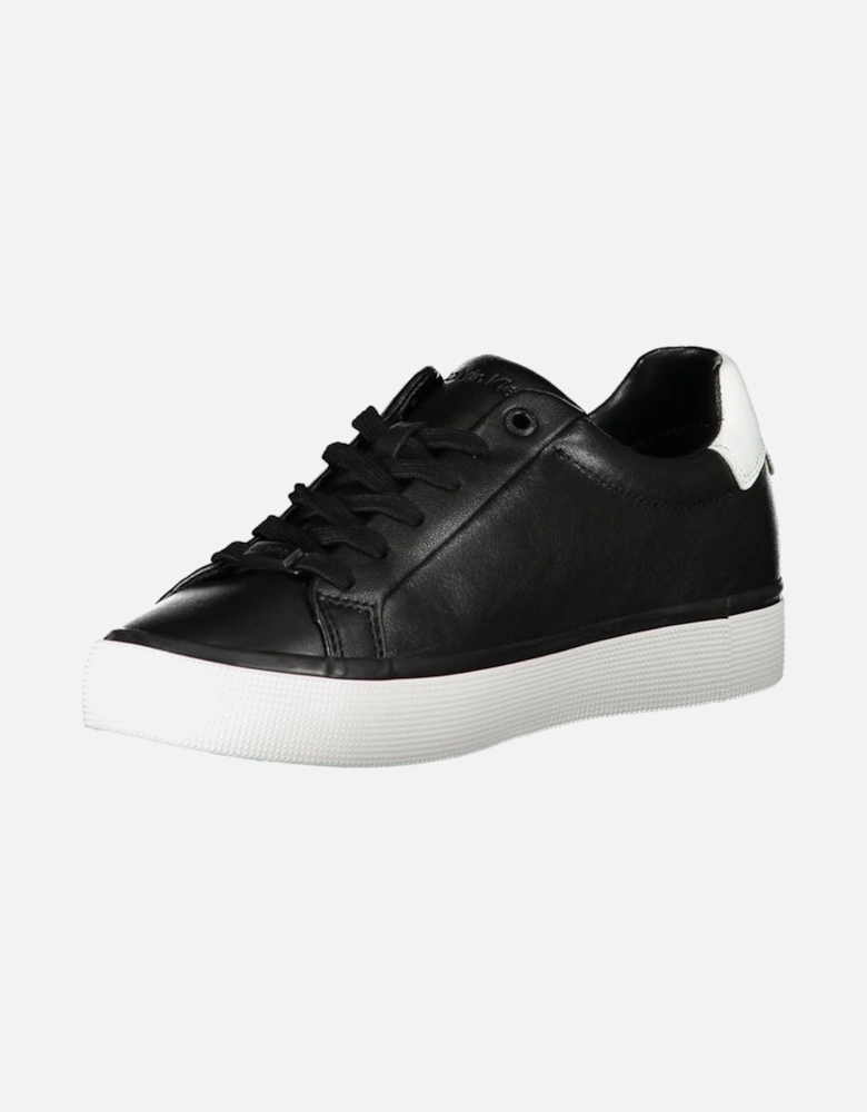 Recycled Leather Sports Footwear with Contrast Details and Logo Women