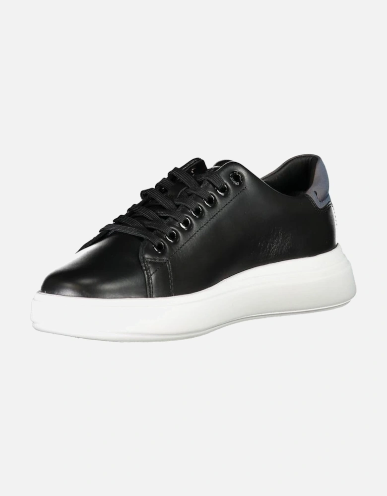 Recycled Leather Sports Footwear with Logo and Contrast Details Women