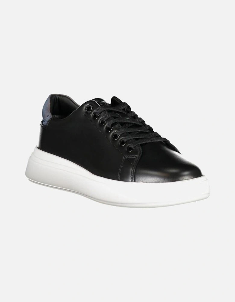 Recycled Leather Sports Footwear with Logo and Contrast Details Women