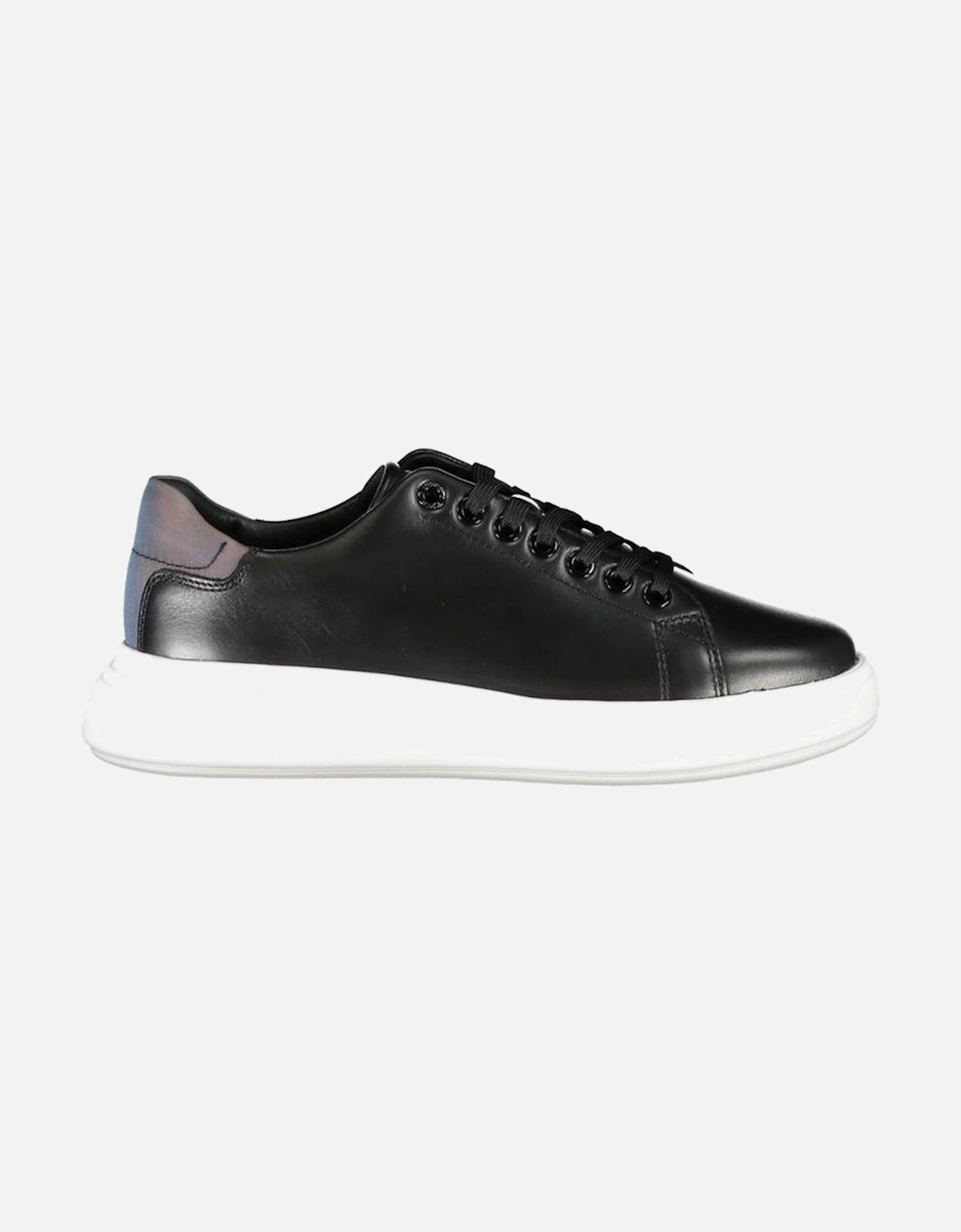 Recycled Leather Sports Footwear with Logo and Contrast Details Women, 4 of 3