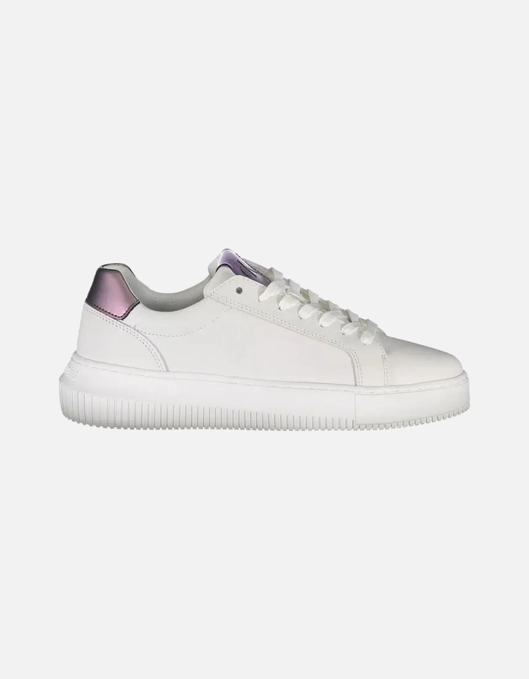 Lace-Up Sports Shoe with Contrasting Details and Logo Women - White, 4 of 3