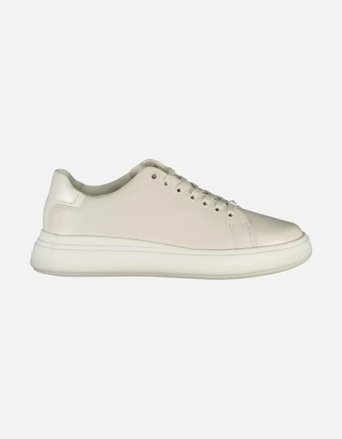 Contrasting Logo Sports Shoe with Laces Women - Beige Sneakers, 4 of 3