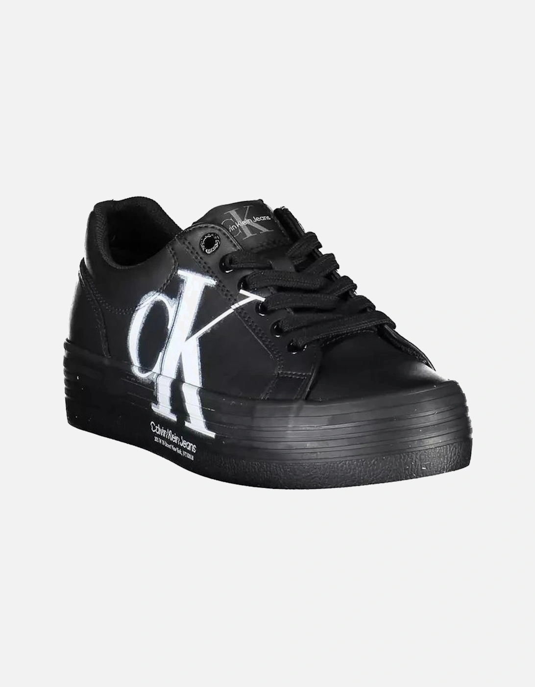 Contrasting Detail Sports Shoe with Logo and Eco-Friendly Polyester