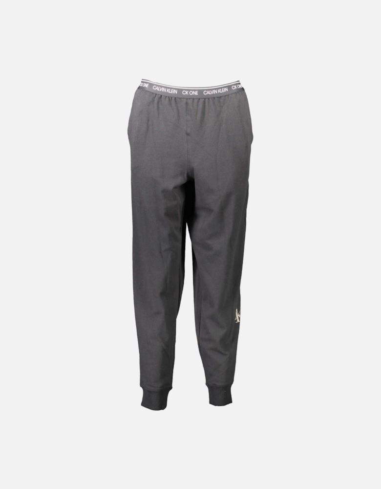 Contrasting Details Leggings with Elastic Waistband and Pockets Women