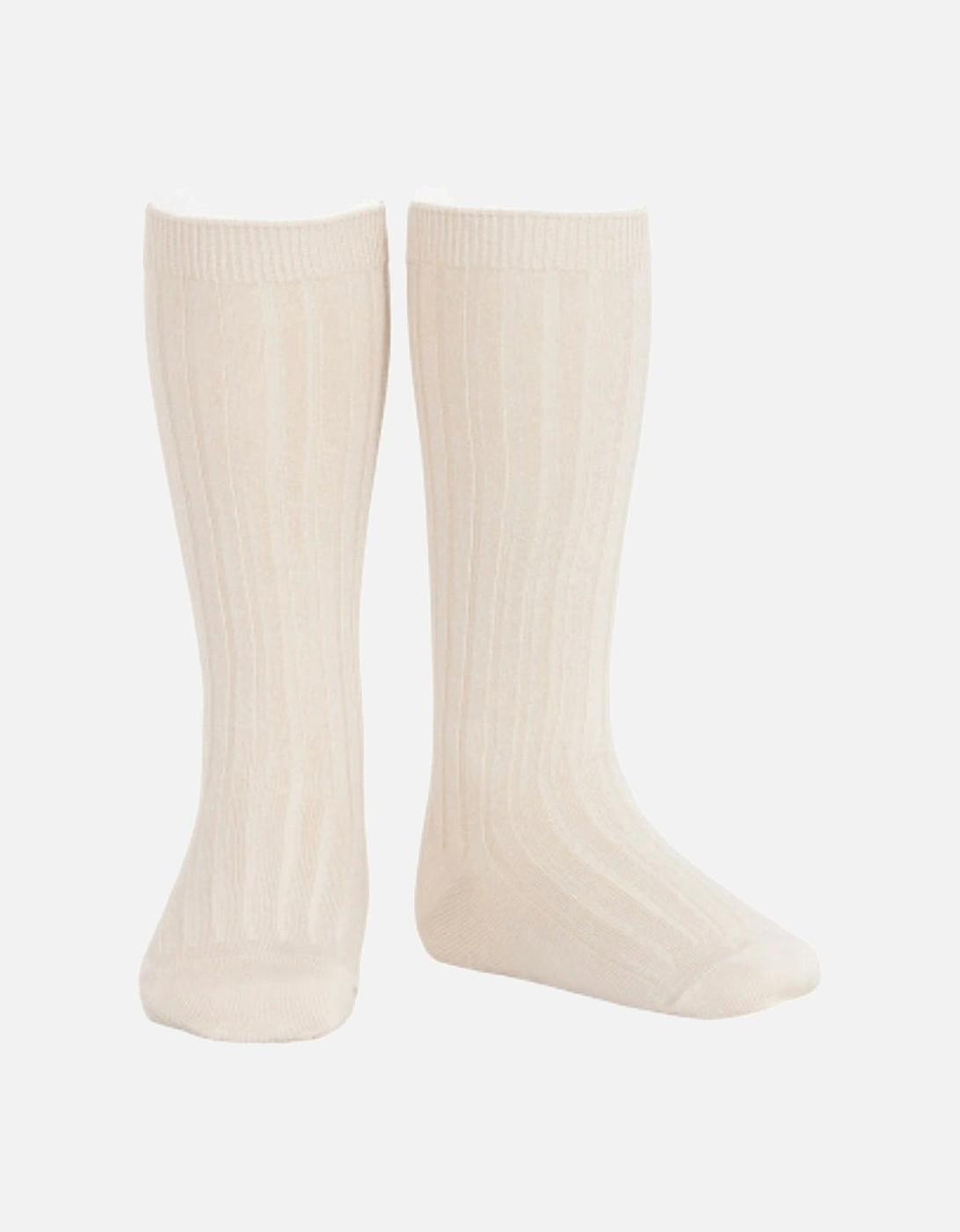 Linen Ribbed Knee Socks, 3 of 2