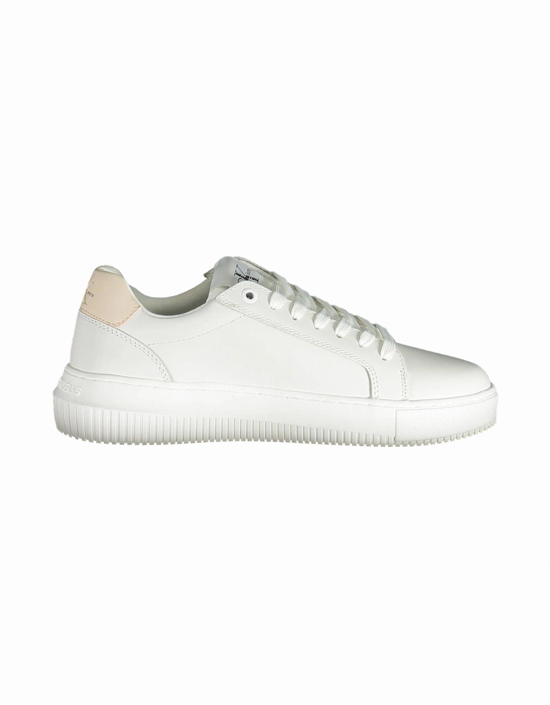 Contrasting Detail Sports Shoe with Laces and Logo Print Women - White, 4 of 3